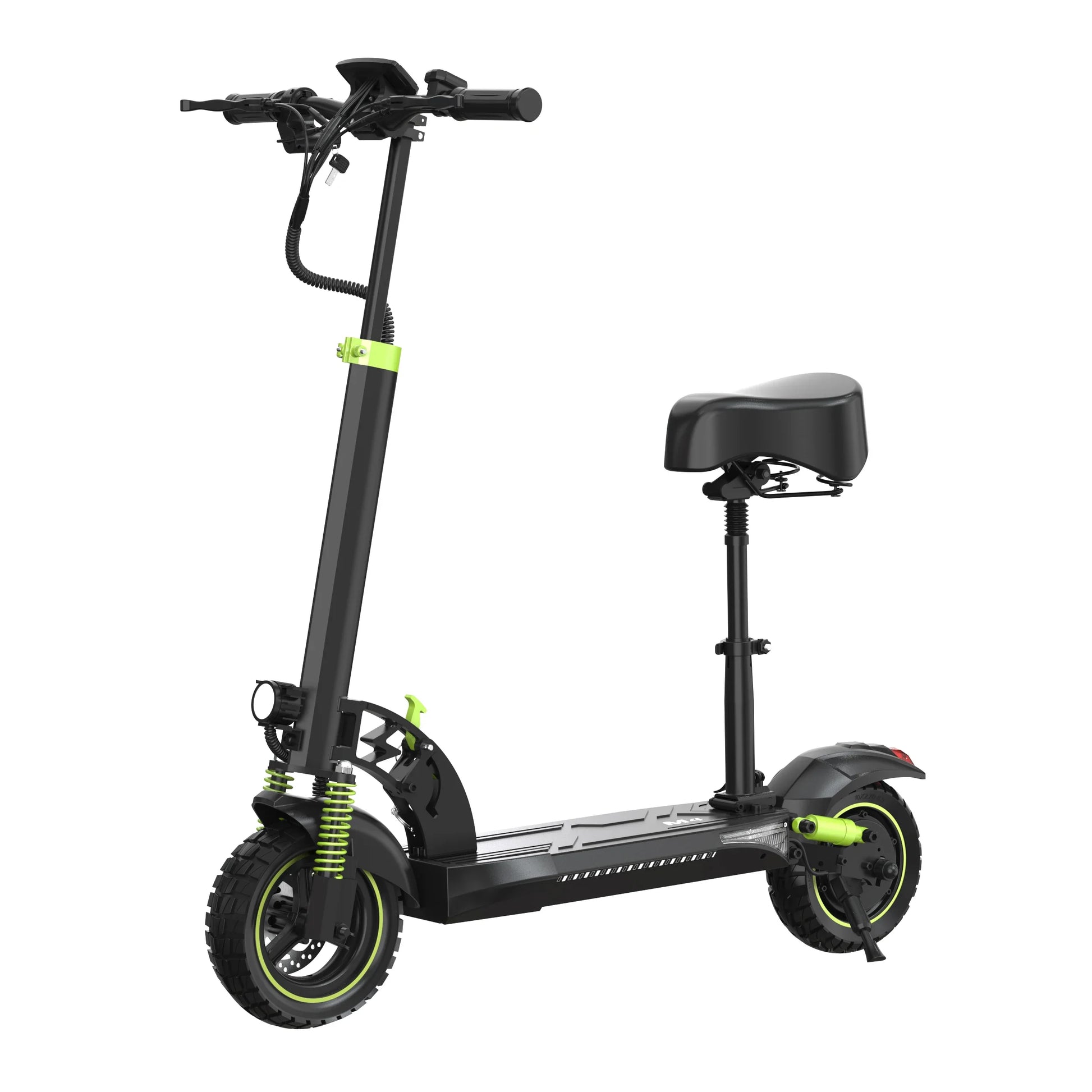 HKM-027987 800W Electric Scooter with App Control, Comfortable Seat, 45km/h Speed, 30-45km Range, Dual Suspension, Foldable Design