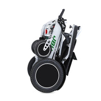HKM-027987 Electric Folding Wheelchair with 12.5" Rear Wheels, Aluminum Alloy Frame, 20 km Driving Range, 120 kg Capacity