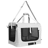 HKM-0282301 Large Capacity Folding Pet Carrier Bag for Cats and Small Dogs - Gray, Blue, Green Options