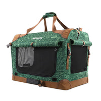 HKM-0282301 Large Capacity Folding Pet Carrier Bag for Cats and Small Dogs - Gray, Blue, Green Options