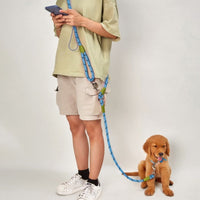 HKM-0284221 Multi-Functional Dog Traction Belt for Running - Adjustable Cross Shoulder Design