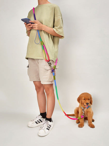 HKM-0284221 Multi-Functional Dog Traction Belt for Running - Adjustable Cross Shoulder Design