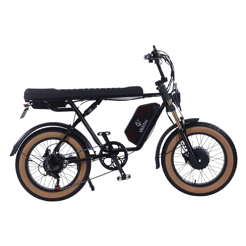 HKM-028435 48V 750W Dual Motor Electric Off-Road E-Bike with 25Ah Battery and Hydraulic Disc Brakes