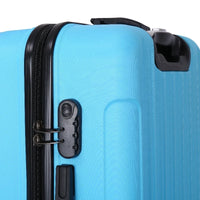 HKM-028499 Lightweight ABS Hard Shell Trolley Suitcase with Modern Design for Travel
