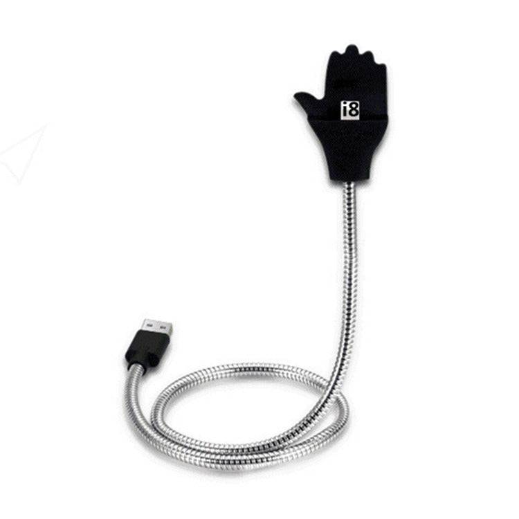 HKM-028499 Retractable 0.5m Charging Cable with Car Bracket for Apple Lightning and Micro USB Devices