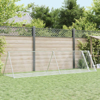 HKM-0286013 Spacious Silver Rabbit Hutch Made of Galvanized Steel for Small Animals