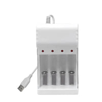 HKM-028627 USB-Powered 8-Slot Ni-MH Rechargeable Battery Charger for No. 5 & No. 7 Batteries