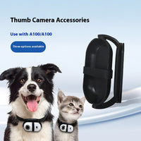 HKM-0286653 HD Mini Pet Camera with Magnetic Suction and Collar Options (16G/32G/64G/128G Memory & WiFi Versions Available)