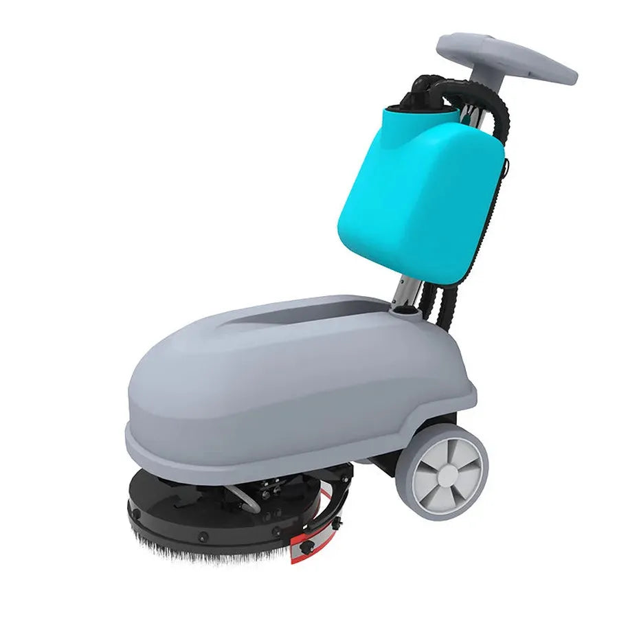 HKM-028691 Electric Mini Floor Scrubber with Hand Push Feature for Efficient Tile Cleaning