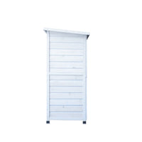 HKM-0288061 Spacious 2-Story Rabbit Hutch with Removable No-Leak Trays and Non-Slip Ramp for Small Animals