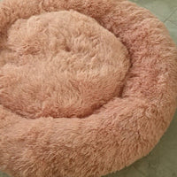 HKM-0288445 Plush Round Dog Bed Winter Mat - Cozy Nest in Various Sizes and Colors