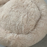 HKM-0288445 Plush Round Dog Bed Winter Mat - Cozy Nest in Various Sizes and Colors