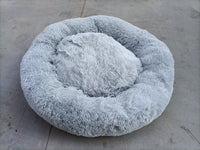 HKM-0288445 Plush Round Dog Bed Winter Mat - Cozy Nest in Various Sizes and Colors