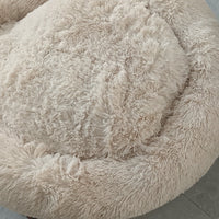 HKM-0288445 Plush Round Dog Bed Winter Mat - Cozy Nest in Various Sizes and Colors