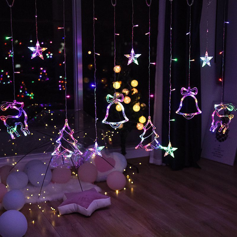 HKM-028883 Christmas Pendant String Light with Remote Control - 3.5m Waterproof Decoration for Home and Event Lighting