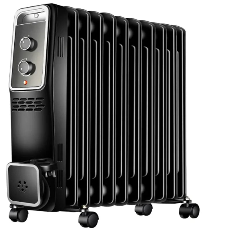 HKM-028883 Electric Oil-Filled Radiator Heater 400W-2500W for Modern Home Use in Bathroom