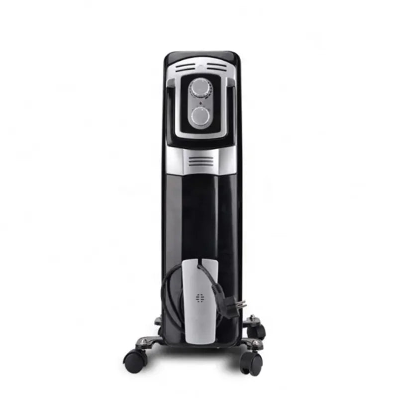 HKM-028883 Electric Oil-Filled Radiator Heater 400W-2500W for Modern Home Use in Bathroom