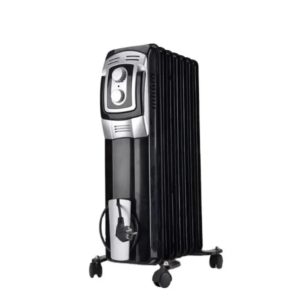 HKM-028883 Electric Oil-Filled Radiator Heater 400W-2500W for Modern Home Use in Bathroom