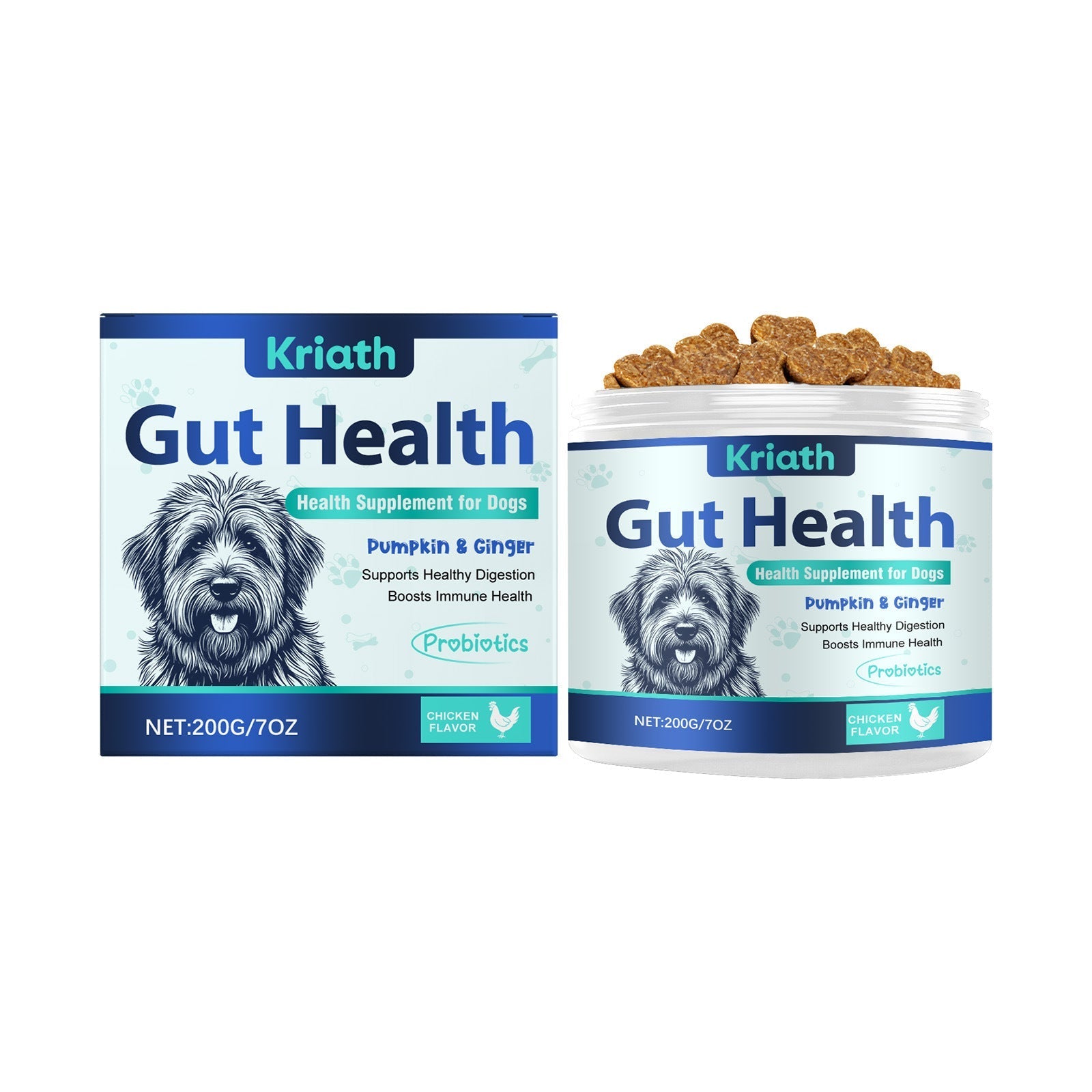 HKM-0290237 Dog Intestinal Health Soft Granules with Probiotics and Pumpkin Seed Extract