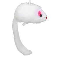 HKM-0291645 Interactive Cat Toy with Built-In Bell Ball and Plush Mouse Stick for Indoor Cats and Kittens