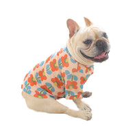 HKM-0292541 Summer Mesh Pet Clothing for Sun Protection in Floral Designs