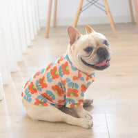 HKM-0292541 Summer Mesh Pet Clothing for Sun Protection in Floral Designs