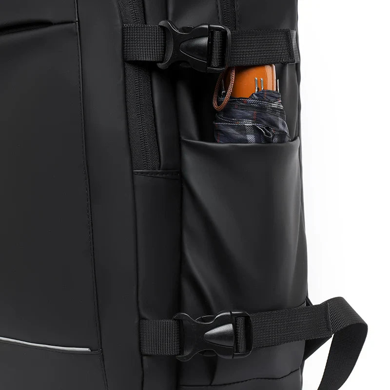 HKM-029331 Lightweight Waterproof Laptop Backpack with Double-Headed Zipper and Water-Resistant Design