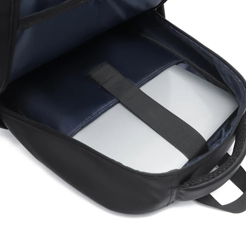 HKM-029331 Lightweight Waterproof Laptop Backpack with Double-Headed Zipper and Water-Resistant Design