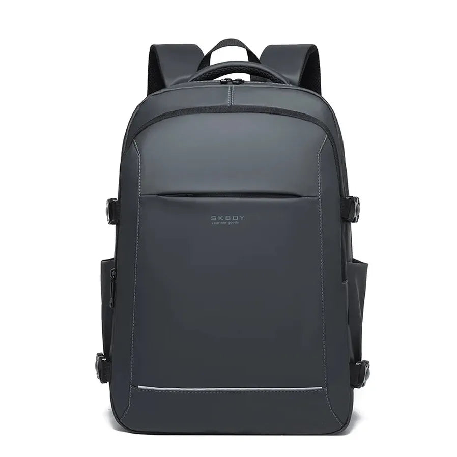 HKM-029331 Lightweight Waterproof Laptop Backpack with Double-Headed Zipper and Water-Resistant Design