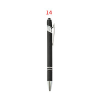HKM-029395 Custom Multi-Coloured Metal Ballpoint Pen with Stylus for Office and School Use