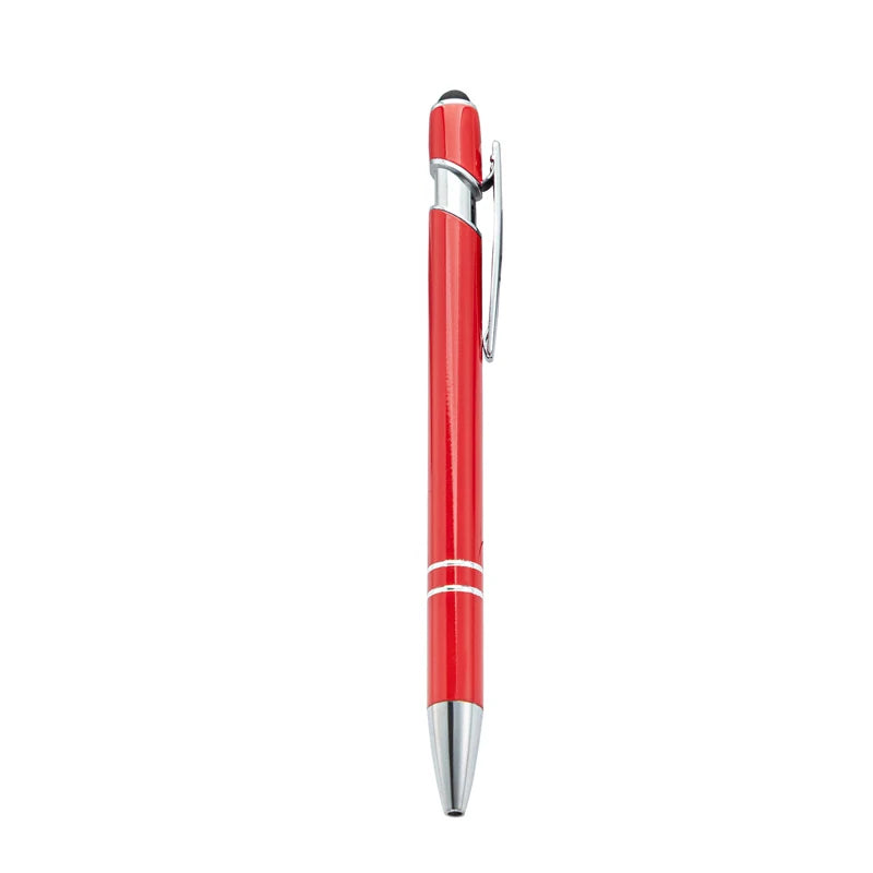 HKM-029395 Custom Multi-Coloured Metal Ballpoint Pen with Stylus for Office and School Use