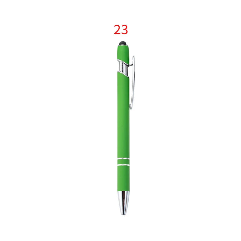 HKM-029395 Custom Multi-Coloured Metal Ballpoint Pen with Stylus for Office and School Use