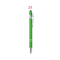 HKM-029395 Custom Multi-Coloured Metal Ballpoint Pen with Stylus for Office and School Use