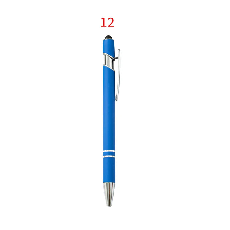 HKM-029395 Custom Multi-Coloured Metal Ballpoint Pen with Stylus for Office and School Use