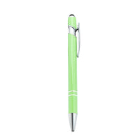 HKM-029395 Custom Multi-Coloured Metal Ballpoint Pen with Stylus for Office and School Use