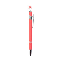HKM-029395 Custom Multi-Coloured Metal Ballpoint Pen with Stylus for Office and School Use