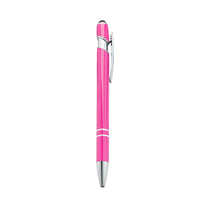 HKM-029395 Custom Multi-Coloured Metal Ballpoint Pen with Stylus for Office and School Use