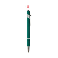 HKM-029395 Custom Multi-Coloured Metal Ballpoint Pen with Stylus for Office and School Use