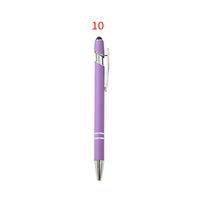 HKM-029395 Custom Multi-Coloured Metal Ballpoint Pen with Stylus for Office and School Use