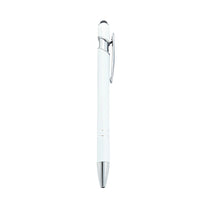 HKM-029395 Custom Multi-Coloured Metal Ballpoint Pen with Stylus for Office and School Use
