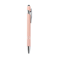 HKM-029395 Custom Multi-Coloured Metal Ballpoint Pen with Stylus for Office and School Use