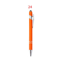 HKM-029395 Custom Multi-Coloured Metal Ballpoint Pen with Stylus for Office and School Use