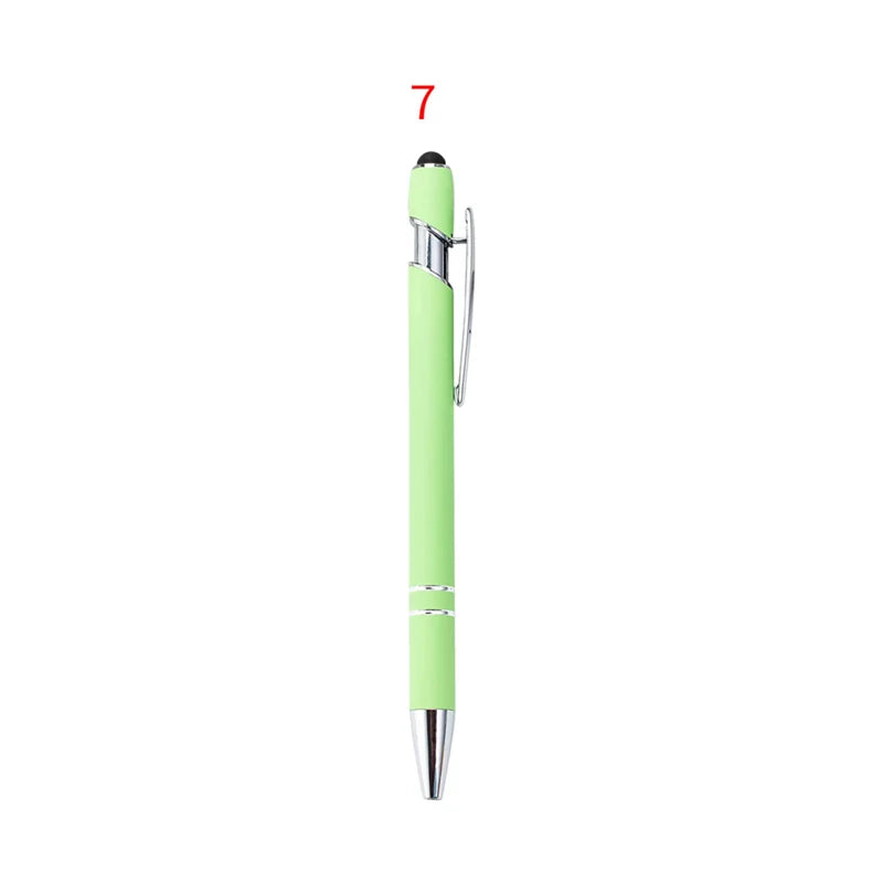 HKM-029395 Custom Multi-Coloured Metal Ballpoint Pen with Stylus for Office and School Use