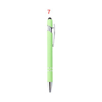HKM-029395 Custom Multi-Coloured Metal Ballpoint Pen with Stylus for Office and School Use