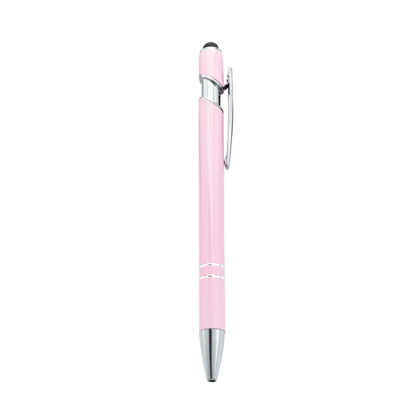 HKM-029395 Custom Multi-Coloured Metal Ballpoint Pen with Stylus for Office and School Use