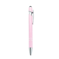 HKM-029395 Custom Multi-Coloured Metal Ballpoint Pen with Stylus for Office and School Use