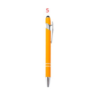 HKM-029395 Custom Multi-Coloured Metal Ballpoint Pen with Stylus for Office and School Use