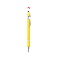 HKM-029395 Custom Multi-Coloured Metal Ballpoint Pen with Stylus for Office and School Use