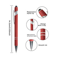 HKM-029395 Custom Multi-Coloured Metal Ballpoint Pen with Stylus for Office and School Use