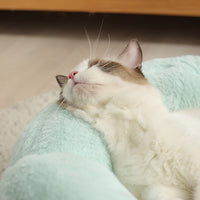 HKM-0294205 Cozy Rabbit Fleece Nest for Deep Sleep - Perfect for Cats and Dogs
